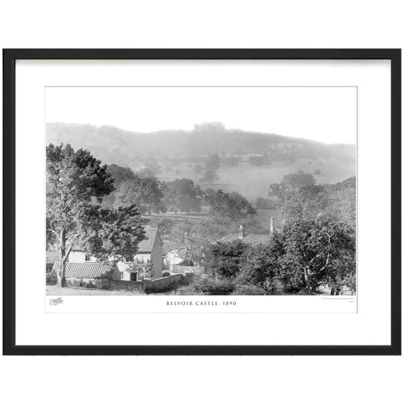 Belvoir Castle, 1890 - Single Picture Frame Print, 31.5cm H x 38.8cm W x 2.3cm D