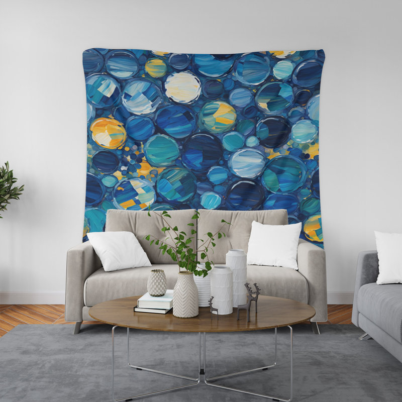 Tapisserie murale, H 80 po x l 68 po x P 0,8 po