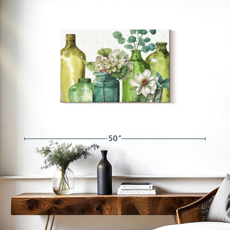 Mélanges décoratifs verts I, H 20 po x l 30 po
