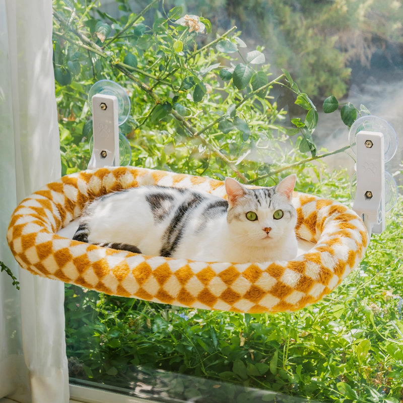 Cotton Hammock Pet Bed, Orange