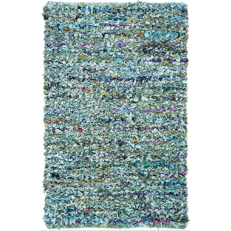 Cudney Shag Hand Woven Performance Rug, Rectangle 4' x 6'