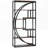 Industrial 5-Tier Rustic Brown Etagere Bookshelf with 8 Open Shelves Organizer-1057980455
