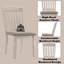 Ensemble de 2 chaises de salle à manger et chaises d'appoint