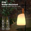 Paquet de 2 lampes de table rechargeables portatives - étanches IP44