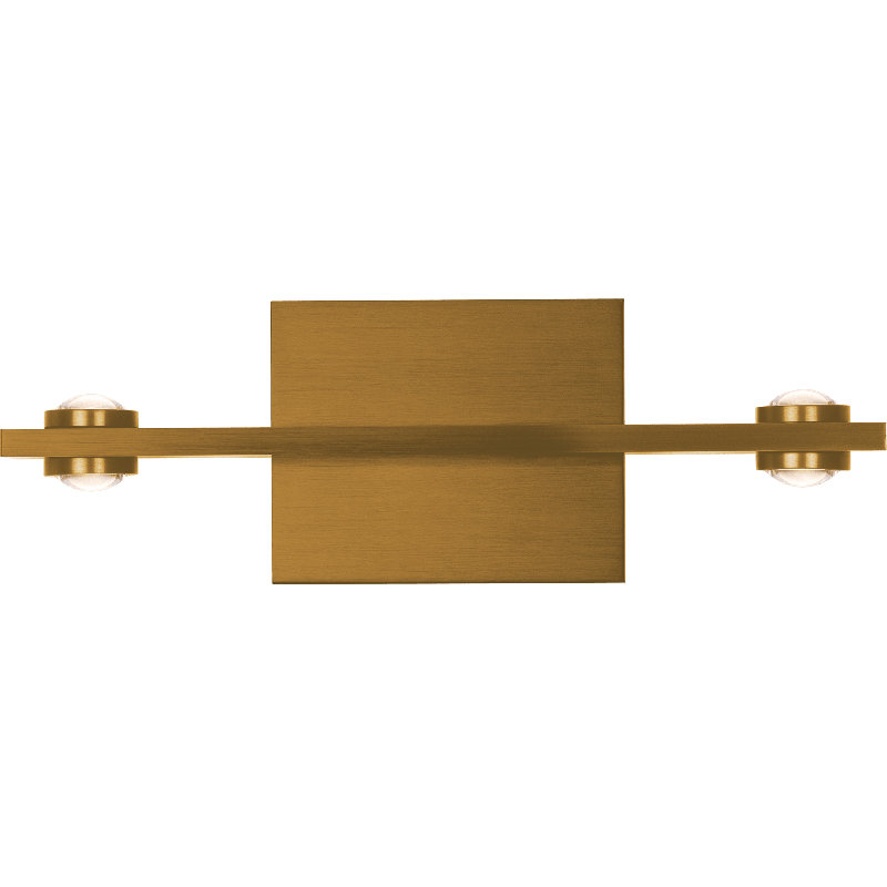 Jerad Aluminium LED Wall Sconce, Brushed Champagne
