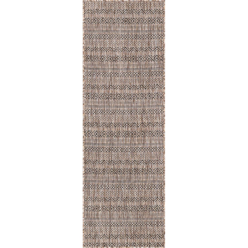 Hewitt Striped Indoor / Outdoor Rug, Runner 2' x 6'