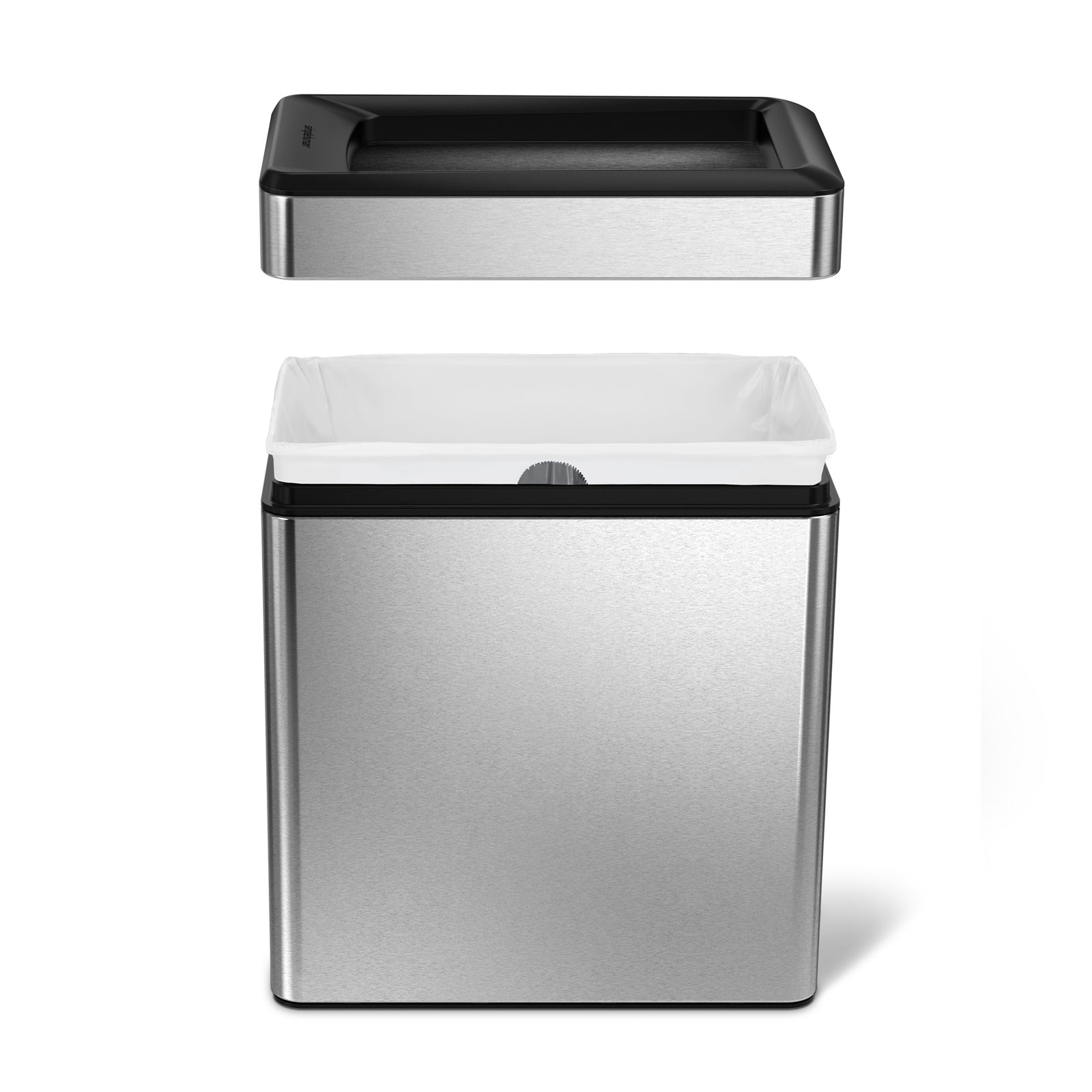 simplehuman 2.6gal Profile Open Trash Can