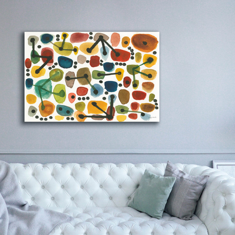  'Mid Century 1' by Cheryl Warrick Canvas Wall Art, H 40 po x l 60 po