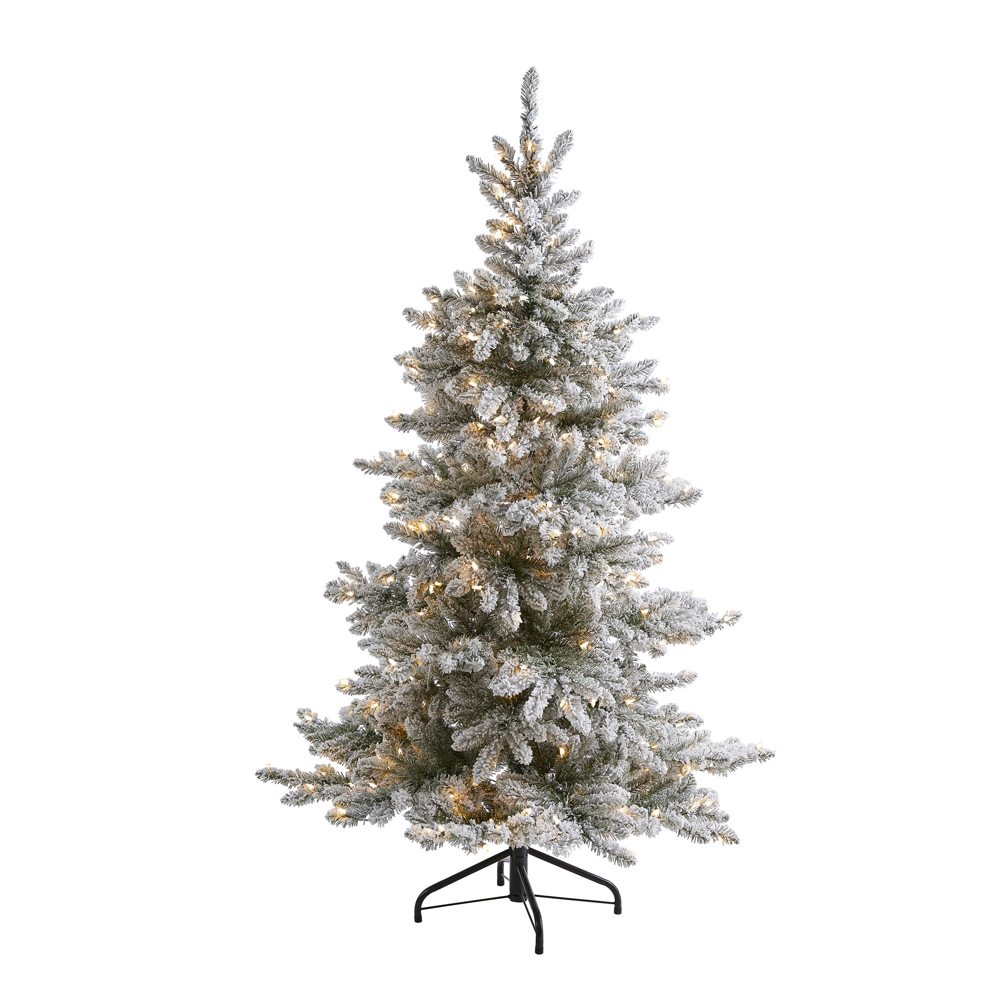 Lighted Artificial Spruce Christmas Tree, 6' H