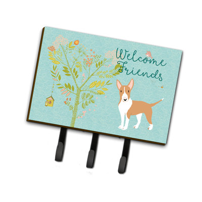 Metal Wall Organizer with Key Hooks