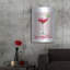 «Red Cheers 2 On White V2» par Mercedes Lopez, art mural rouge en métal Red Barrel Studio®-1789027492