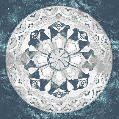Med Blue Grey 2 - peinture sur toile tendue
