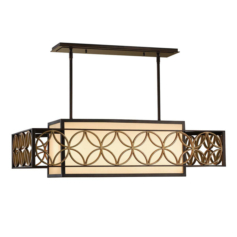 Encarnacion 4 - Light Square/Rectangle Chandelier