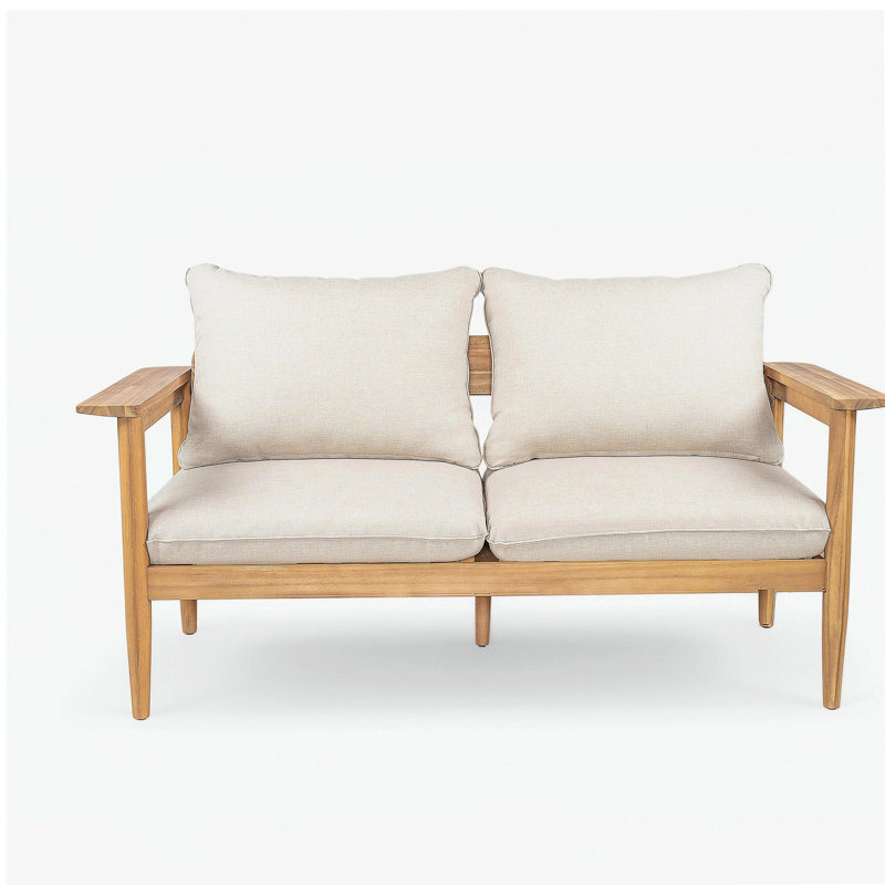 Causeuse d'extérieur en bois d'acacia Terassi