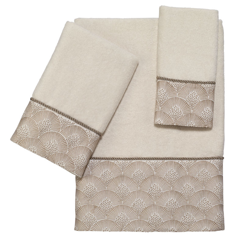 Latitude Run® Euripides 3-Piece Towel Set, Ivory