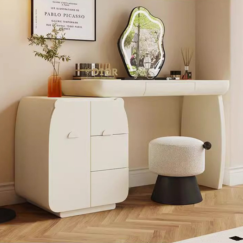 Solid wood creative multi-functional makeup table
