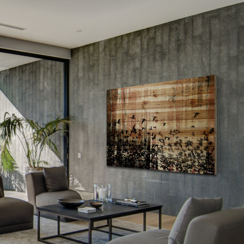 «Aspen Wood» par Parvez Taj, reproduction de photo sur bois, 30 po x 45 po