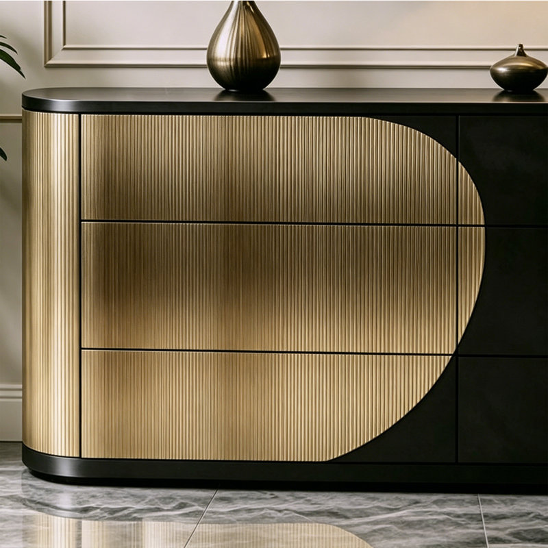 Italian-style modern and simple sideboard