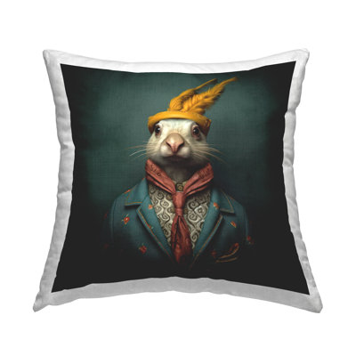 Polyester Throw Square Pillow Cover & Insert