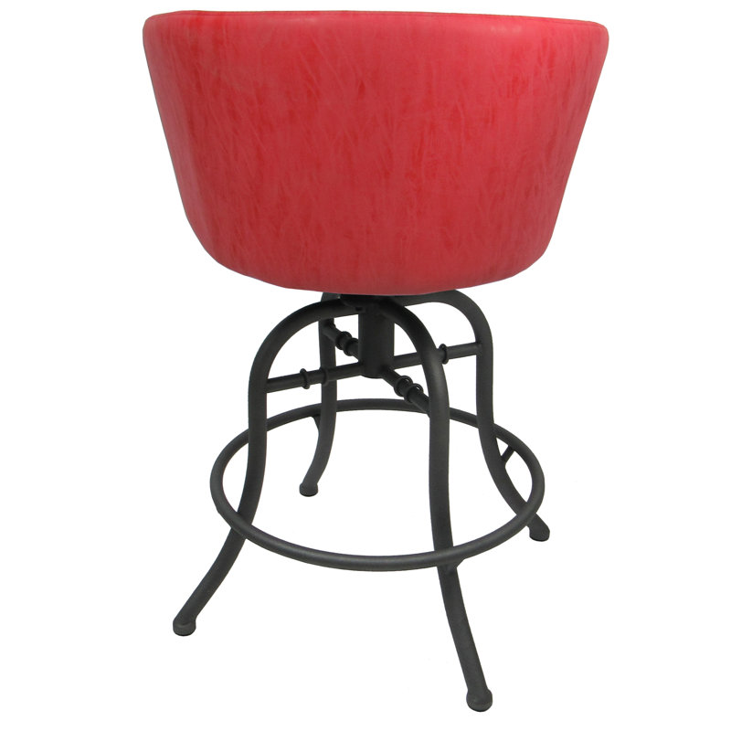 Dupont Cermenho Swivel Tilt Counter Metal Bar Stool 26" Joey - Basin Beige - Grey, Counter Stool (26” Seat Height), Ruby