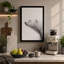 Polar Bear Study Minimalist - Wrapped Canvas-698502205-698502192