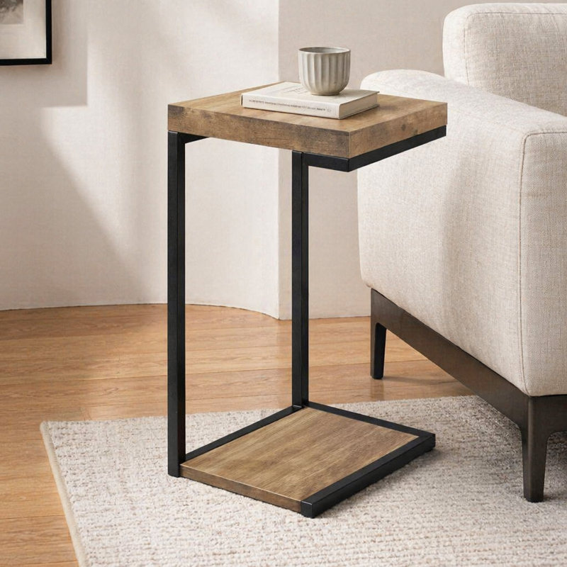 Table de collation muscade, H 25,55 po x l 35,5 po x P 35,5 po