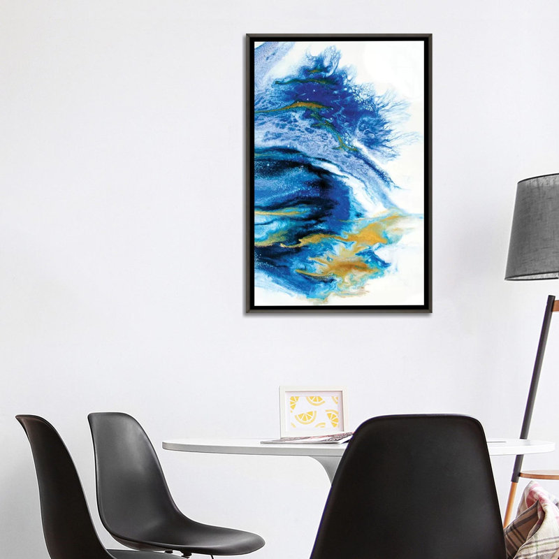 Lapis par Spell rebond Fine Art - reproduction d'art, H 40 po x l 26 po x P 1,5 po, Toile avec cadre gris, Pas de tapis