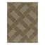 Scandinavian Wool Geometric Area Rug in Beige, Brown, Green