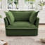 Fauteuil à housse avec 1 grand coussin de dossier et 2 coussins décoratifs-1097505631