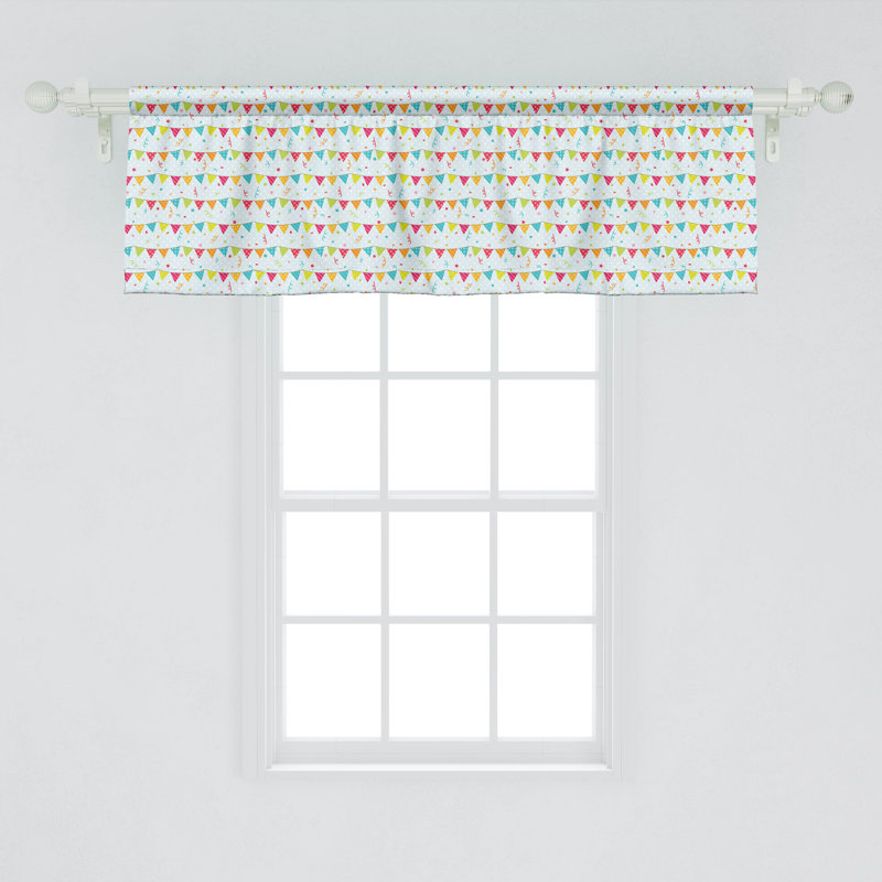 Multicolore cantonnière Ambesonne, L 54 po x L 18 po