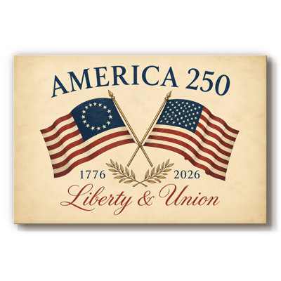 Liberty and Union Forever-Gallery Wrapped Canvas - Ready to Hang
