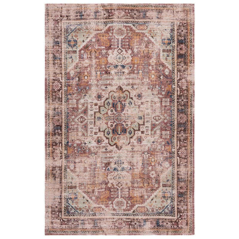 Saffron Hand Woven Jute/Sisal; Chenille; Cotton Vintage Look Indoor Rug, Rectangle 9' x 12'