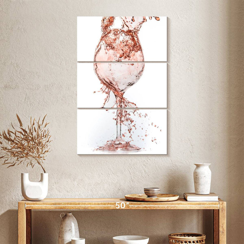 Yarlin Rose Wine, 38" H x 24" W
