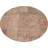 Distressed Modern Patchwork Round Area Rug 5x5