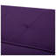 Canapé-lit futon mauve à 3 places, canapé-lit pliant simple avec structure en métal et revêtement en polyester