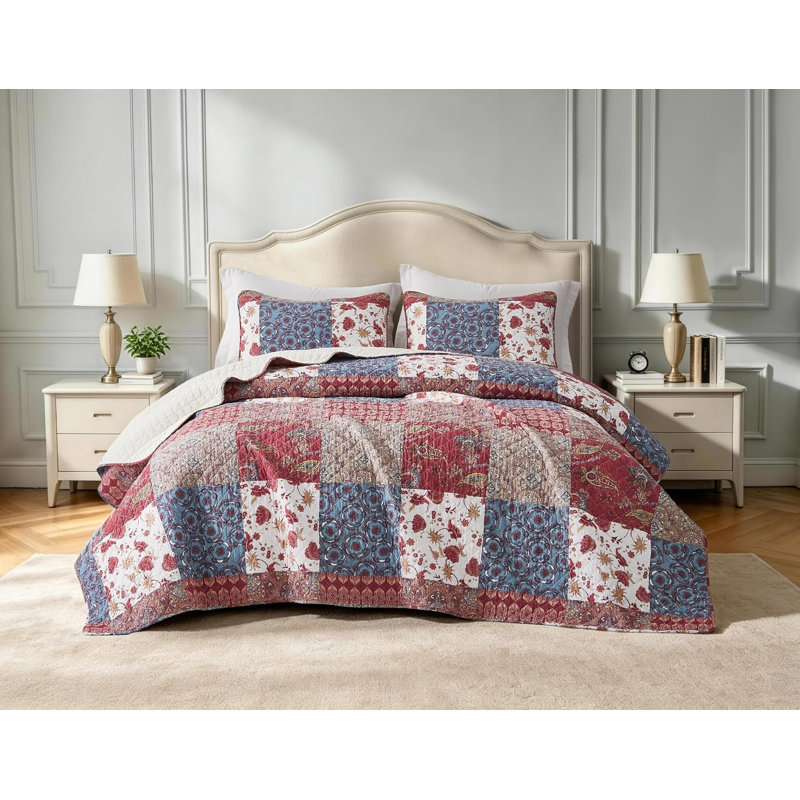 Ensemble de courtepointe en coton Rowan, King