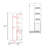 Iris High Two-Door Broom Bathroom And Laundry Storage Cabinet With Hamper, Four Shelves, Hangers, Storage Closet
