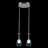  Home Clear Acrylic Glass-Shape Smart Rgb Pendant Light