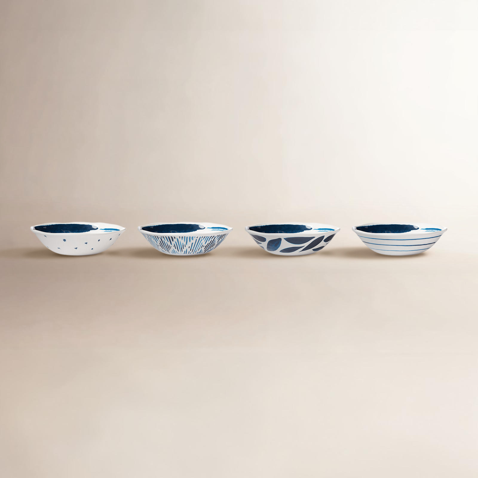 Blue Bay Melamine Blue Bay 4 Piece Melamine Assorted All-Purpose Bowls Set