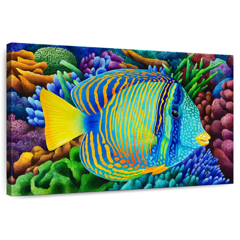 Sailfin Tang, 16" H x 24" W