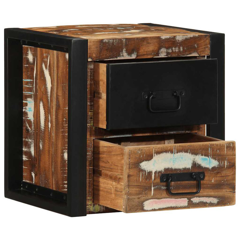 40cm W Solid Wood Bedside Table
