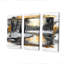 «Winter in Winter Landscape Evening Golden Glow I - Winter Landscape», ensemble de reproduction d'art mural-107199560-107199567