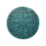 Fine Vibrance One-of-a-Kind 4' 2" X 4' 3" Hand Knotted Area Rug