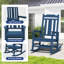 Fauteuil Adirondack surdimensionné en polyéthylène haute densité Wolak Wolak-1423029529