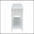 Flavius White Finish Console Table