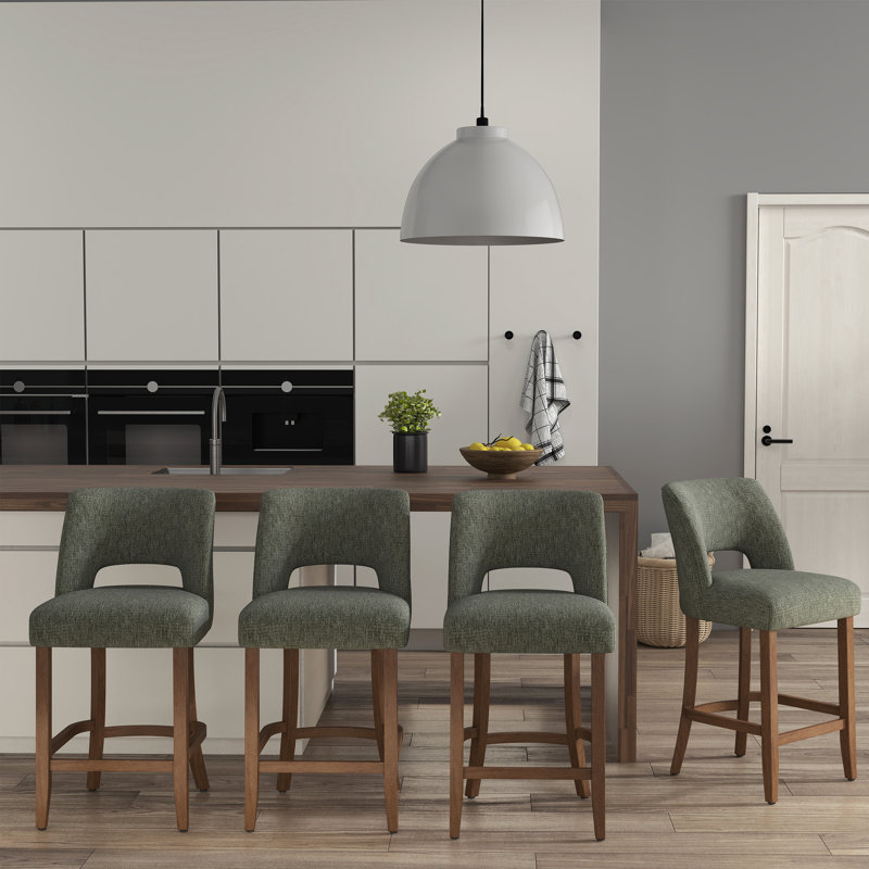 Tabouret de bar Bisto, Vert