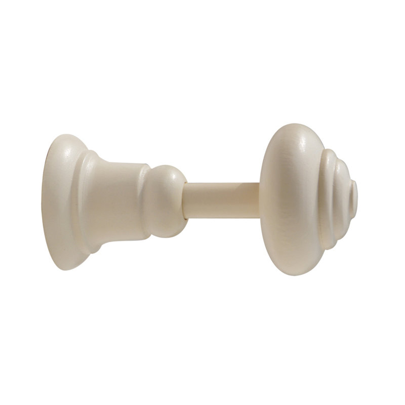 Wood Curtain Holdback/Tieback, Cream