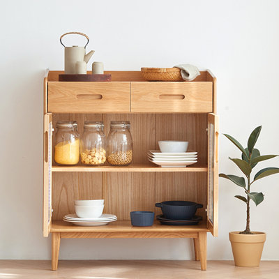 Petite armoire d'appoint en verre simple