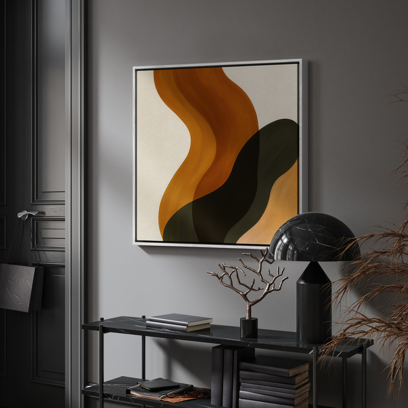 Art mural encadré, rétro, antique et classique pour chambre à coucher - 16 po x 16 po, H 16 po x l 16 po, Blanc