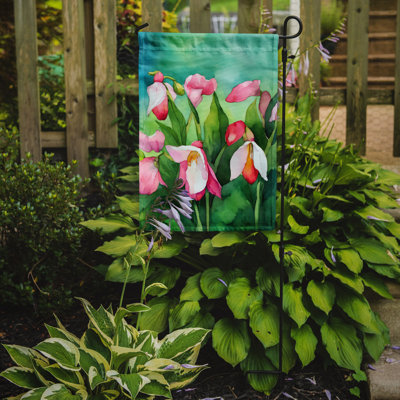 Drapeau de jardin double en polyester H 15,5 po x l 11,25 po